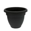 B&M Bell Pot Black Planter 35cm