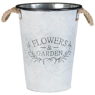 B&M Galvanised Flowers & Garden Bucket 1 B&M Galvanised Flowers & Garden Bucket