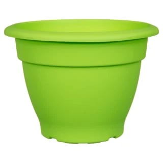 B&M Bell Pot Round Planter 30cm - Green 1 B&M Bell Pot Round Planter 30cm - Green