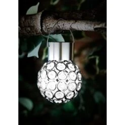 Dallas Hanging Solar Light -Garden Furniture Store 353746 dallas light white