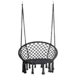 B&M Vancouver Hanging Chair - Black 5 B&M Vancouver Hanging Chair - Black -Garden Furniture Store 366698 vancouver black hanging chair 31
