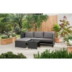 Bali Reversible Rattan Effect Corner Sofa Set -Garden Furniture Store 379297 379461 bali reversible rattan corner set