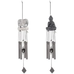 B&M Tranquil Garden Windchime - Buddha -Garden Furniture Store 379541 tranquil garden windchime group