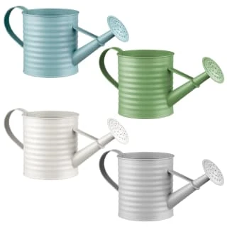 B&M Ribbed Matt Watering Can - Cream 2 B&M Ribbed Matt Watering Can - Cream - Image 2