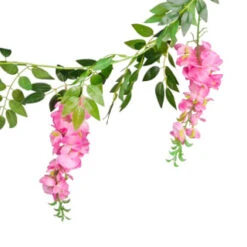 B&M Artificial Wisteria Garland 180cm - Pink -Garden Furniture Store 379981 wisteria garland 180cm pink 2