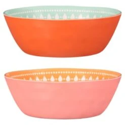 B&M Bloom Print Picnic Bowl - Pink 5 B&M Bloom Print Picnic Bowl - Pink -Garden Furniture Store 381069 bloom print bowl main