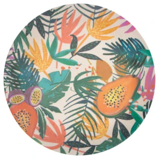 B&M Bloom Print Side Plate - Leaves 1 B&M Bloom Print Side Plate - Leaves
