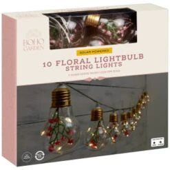 10 Solar Floral Lightbulb String Lights 5 10 Solar Floral Lightbulb String Lights -Garden Furniture Store 392903 10 solar floral lightbulb string lights 21