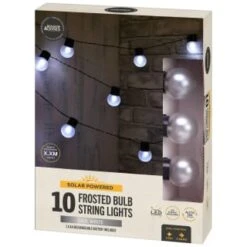 10 Solar Frosted Bulb String Lights 5 10 Solar Frosted Bulb String Lights -Garden Furniture Store 392909 10 solar frosted bulb string lights 21