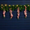 Artificial Wisteria Garland With 20 Solar LEDs