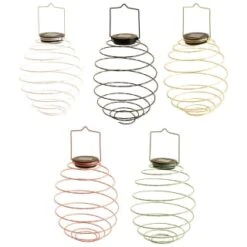 B&M Solar Powered Spiral Lantern - Black 5 B&M Solar Powered Spiral Lantern - Black -Garden Furniture Store 393012 solar powered spiral lantern group