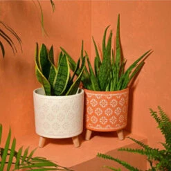 B&M Planter On Tripod Stand - Cream -Garden Furniture Store 393647 superbloom planter on tripod stand terracotta1